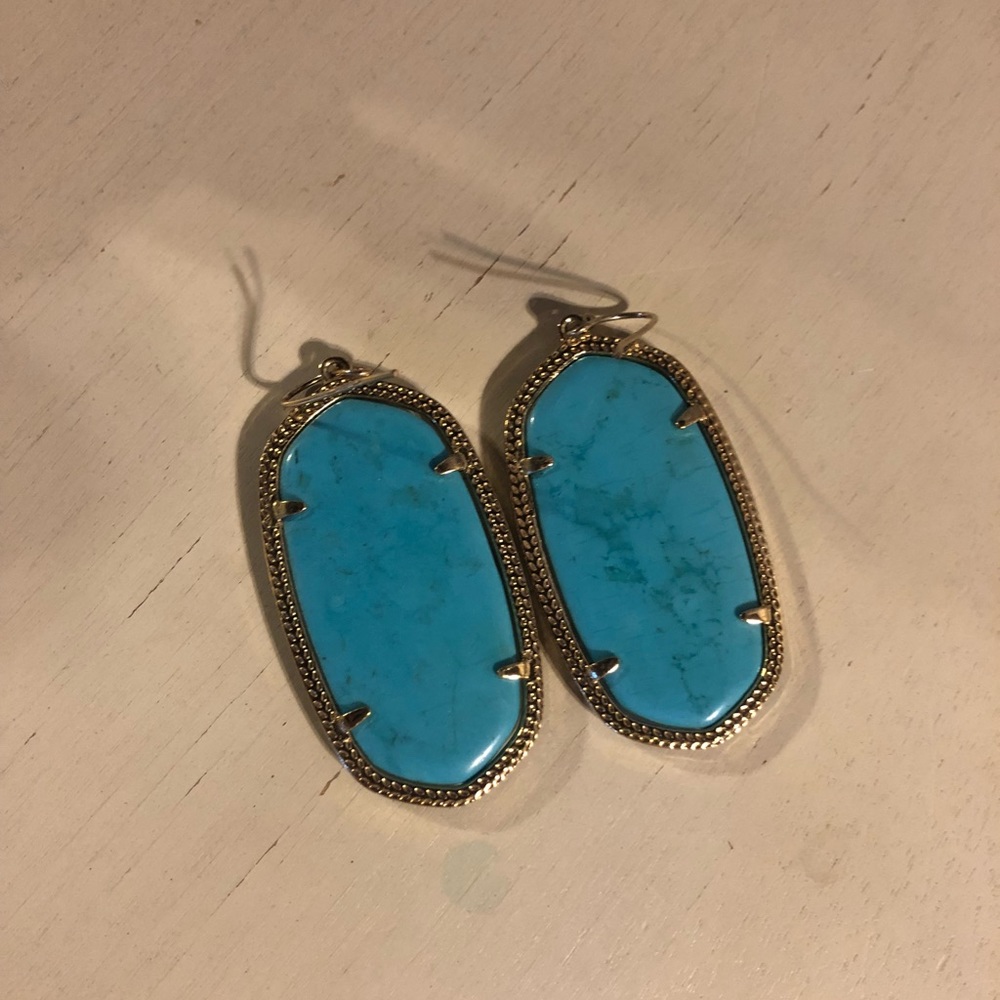 Kendra Scott Turquoise Danielle Earrings